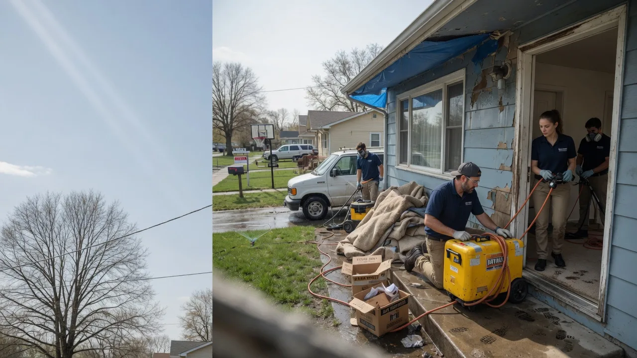 Basement Flood Cleanup in Ellsworth, IL near me